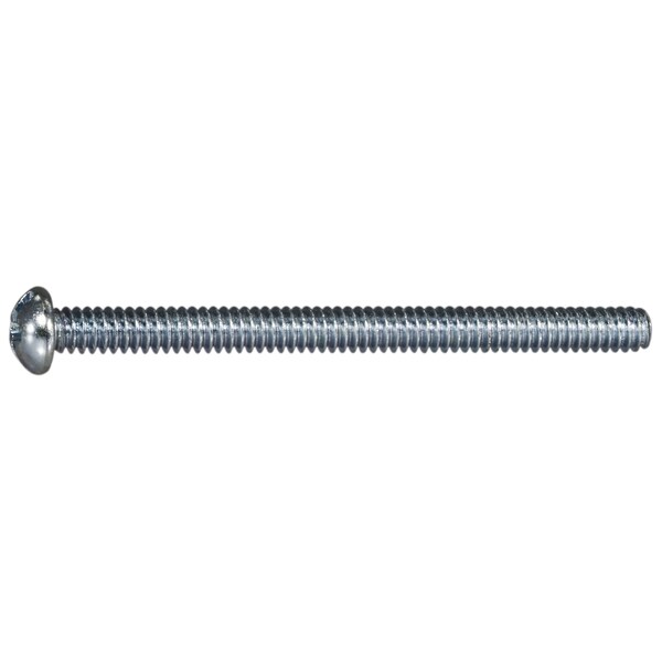 Midwest Fastener #10-24 x 2-1/2 in Combination Phillips/Slotted Round Machine Screw, Zinc Plated Steel, 100 PK 04688 - main